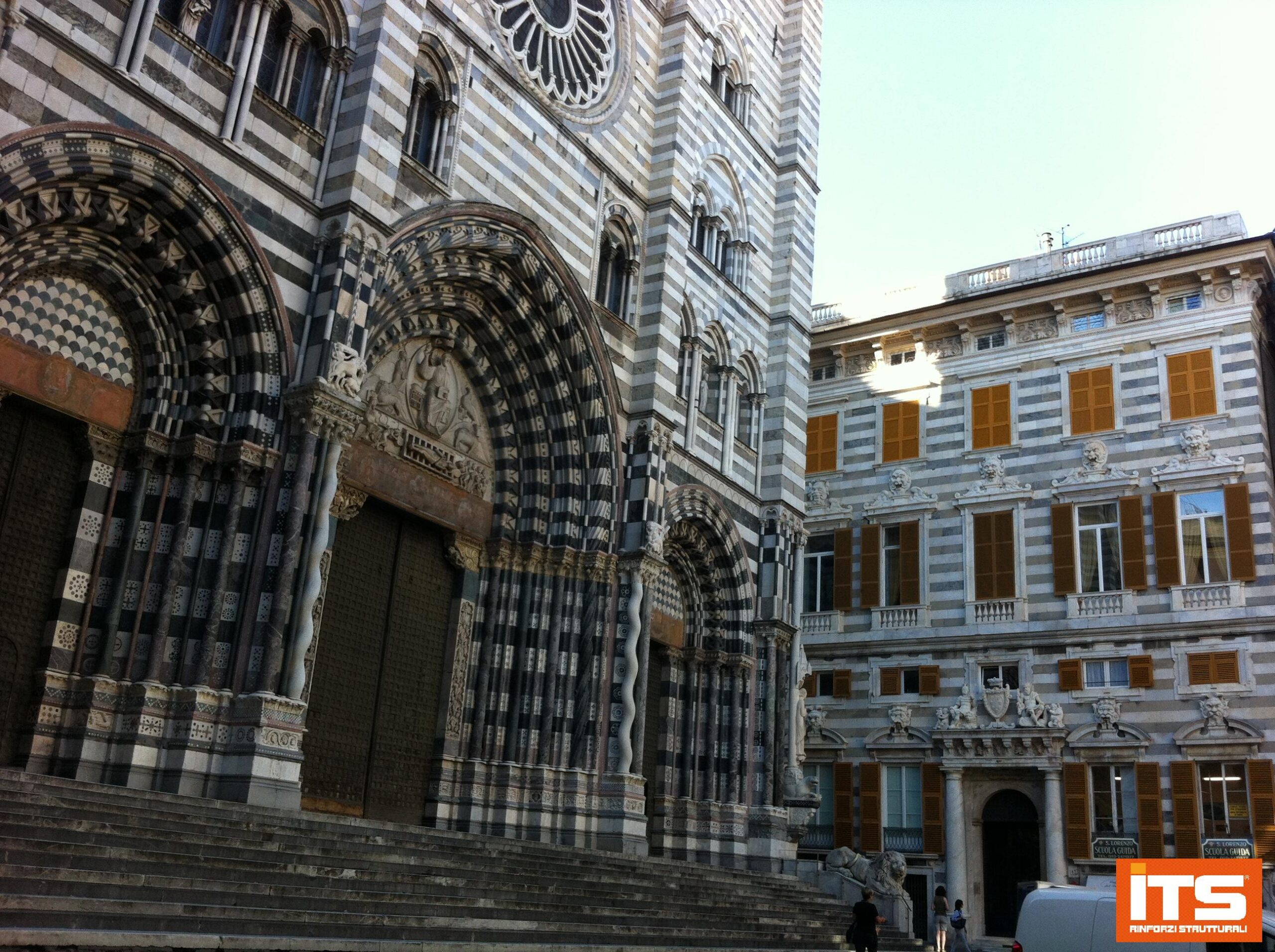 Cupola Cattedrale di San Lorenzo — Genova — fotografia di cantiere 3